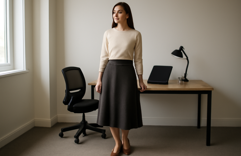 Quelle longueur de jupe est adaptée pour le bureau ?