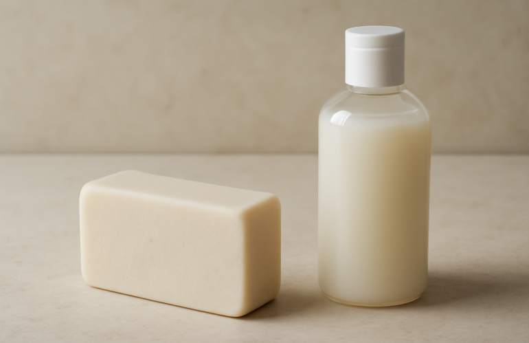 Shampooing solide ou liquide : lequel choisir pour des cheveux secs ?