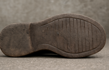 semelle de chaussure vue de profil usure