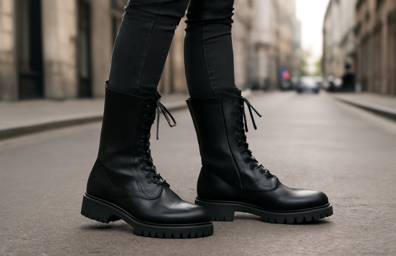 bottes montantes portees en ville