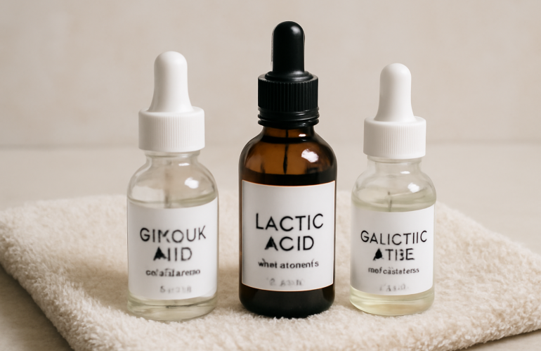 Acide glycolique ou mandélique : lequel choisir pour peau sensible ?