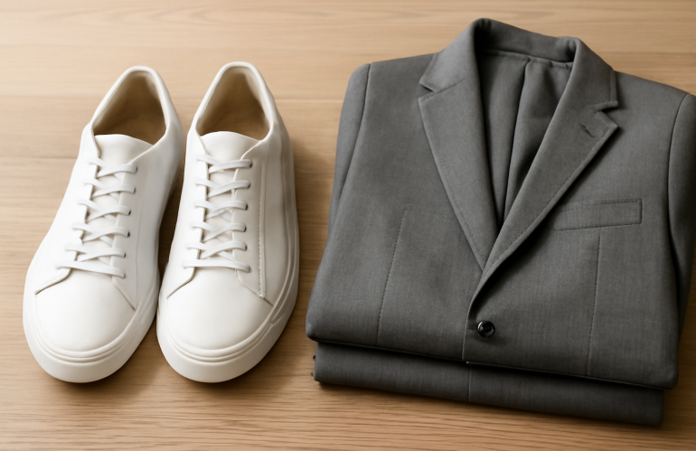 Quels accessoires transforment un tailleur pour le week-end ?