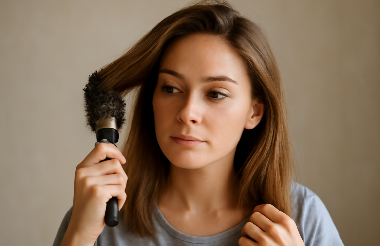 Quel type de brosse utiliser pour booster le volume des cheveux fins ?