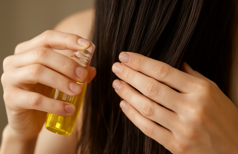 Quel geste rapide pour redonner vie aux cheveux secs entre deux lavages ?