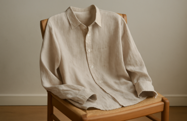 chemise legere posee sur une chaise