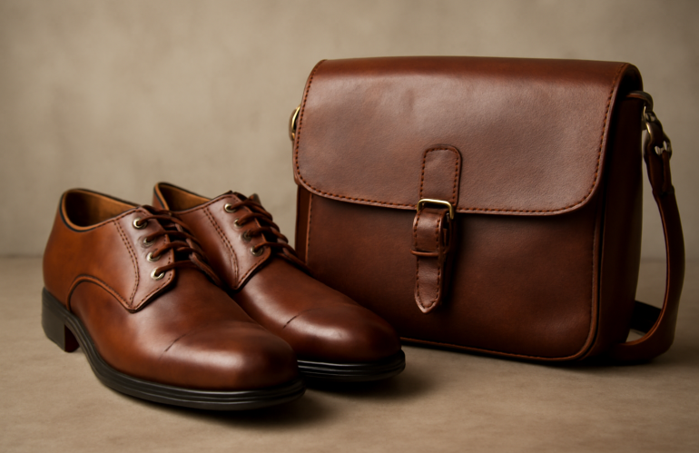 Quelles matières associer pour accorder chaussures et sac au bureau ?