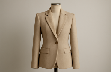 veste structuree posée sur mannequin simple