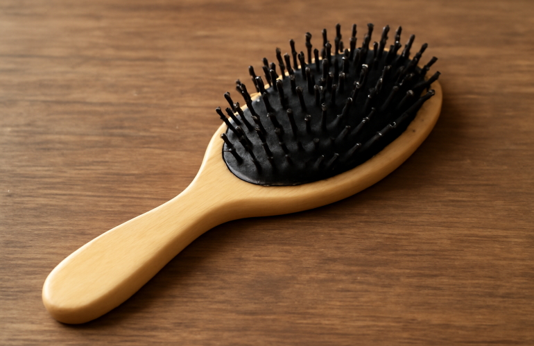 Quel type de brosse réduit la casse des cheveux ?