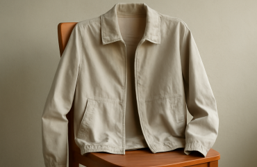 veste legere posée sur dossier de chaise