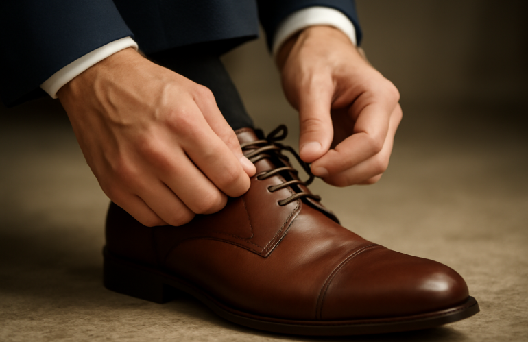 Quel lacet privilégier pour stabiliser un pied fin dans des derbies ?